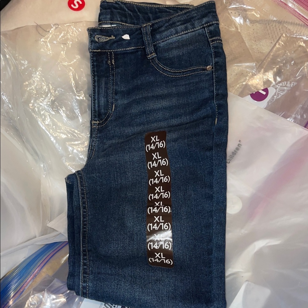 Stylish Blue Kids' Jeans - Picture 4 of 4